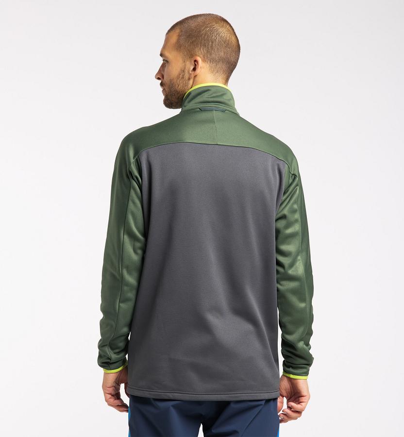 Haglöfs Mens Frost Mid Layer Dark Green New Zealand 47503DZIW